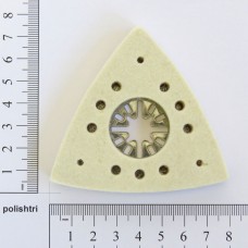 Plateau de polissage en feutre, forme triangulaire