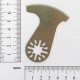 Spatule, racloir forme de hache..